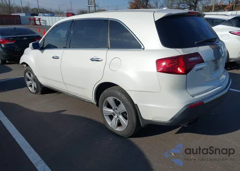 2010 Acura Mdx z USA, uszkodzony, nr VIN 2HNYD2H27AH515433